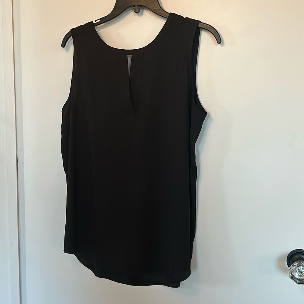 Black sleeveless tunic from Ann Taylor
